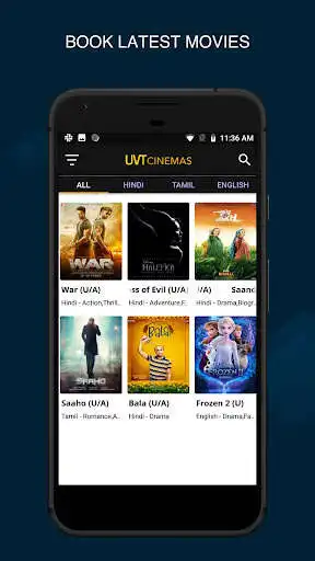 Play UVT Cinemas as an online game UVT Cinemas with UptoPlay