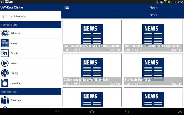 Play UW-Eau Claire Mobile