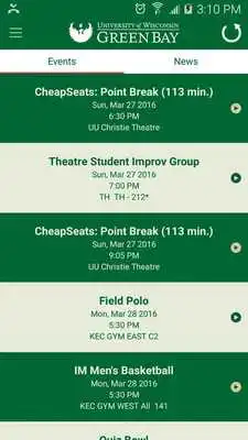 Play UW-Green Bay Mobile
