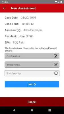 Play UW Surgery Resident Assessment