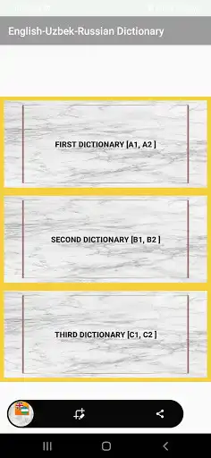 Play Uzbek-English-Russian Dictionary as an online game Uzbek-English-Russian Dictionary with UptoPlay