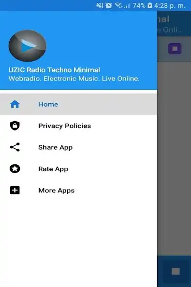 Play UZIC Radio App as an online game UZIC Radio App with UptoPlay