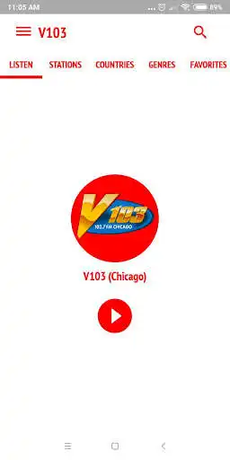 Play V103 Radio Station Chicago  and enjoy V103 Radio Station Chicago with UptoPlay