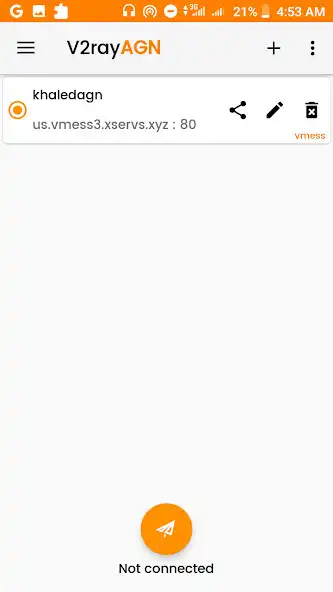 Play V2rayAGN - (Vmess/Shodowsocks) as an online game V2rayAGN - (Vmess/Shodowsocks) with UptoPlay