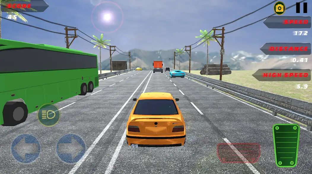 Play V8 Car Traffic Racer Simulator as an online game V8 Car Traffic Racer Simulator with UptoPlay