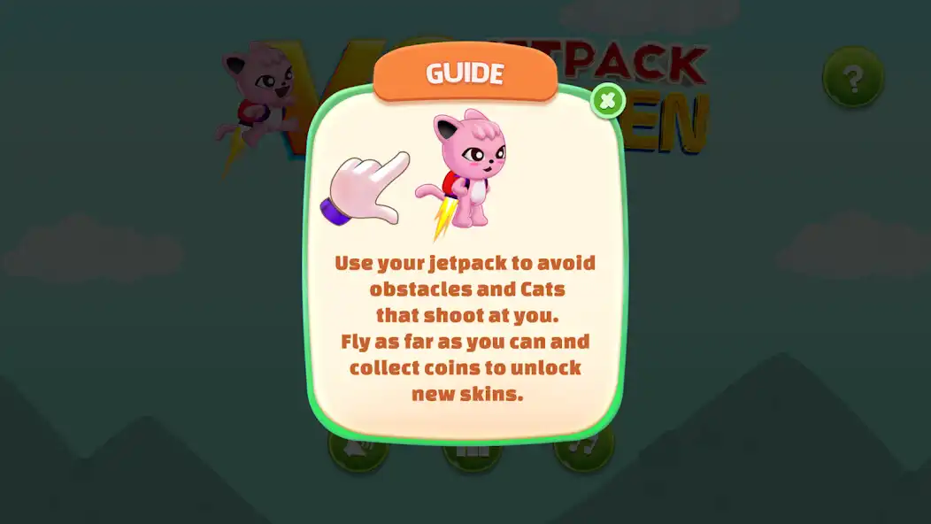 Play V8 Jetpack Kitten as an online game V8 Jetpack Kitten with UptoPlay