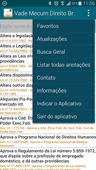 Play Vade Mecum Direito Brasil as an online game Vade Mecum Direito Brasil with UptoPlay