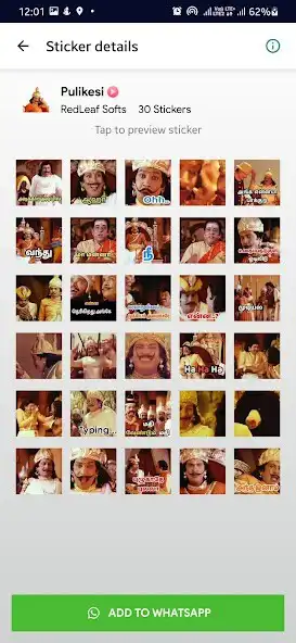Play Vadivelu Stickers for WASticke as an online game Vadivelu Stickers for WASticke with UptoPlay