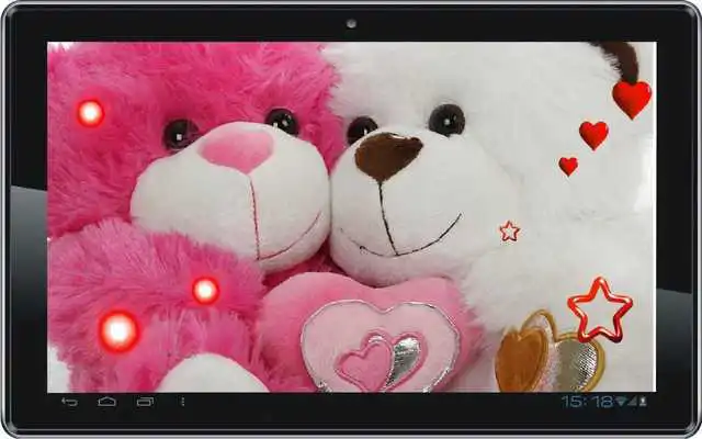 Play Valentine Bears live wallpaper