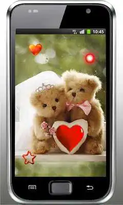 Play Valentine Bears live wallpaper