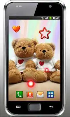 Play Valentine Bears live wallpaper