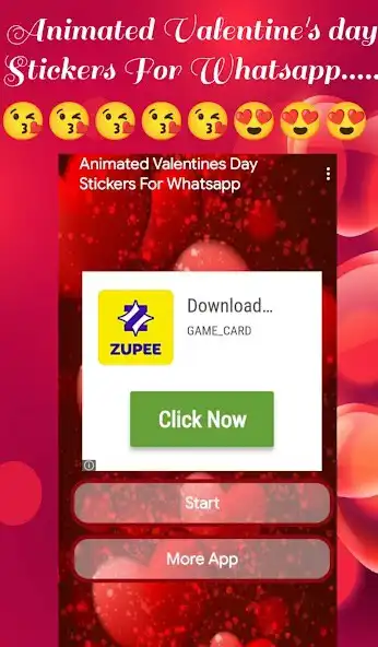 Play ValentineDay Animated Sticker  and enjoy ValentineDay Animated Sticker with UptoPlay
