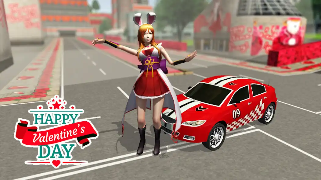 Play Valentine Day Fast Car Drive  and enjoy Valentine Day Fast Car Drive with UptoPlay