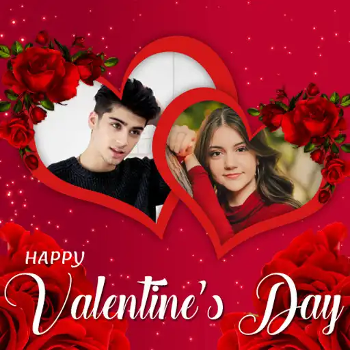Play Valentine day love photo frame APK
