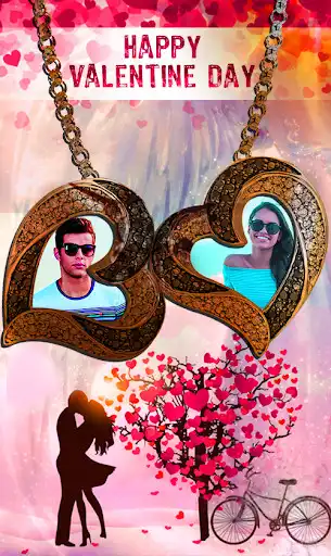 Play Valentine day love photo frame as an online game Valentine day love photo frame with UptoPlay