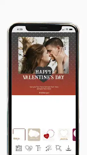 Play Valentine Day Photo Frame - Editor as an online game Valentine Day Photo Frame - Editor with UptoPlay