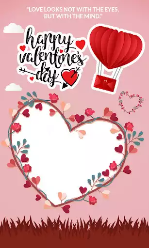 Play Valentine Day Photo Frame as an online game Valentine Day Photo Frame with UptoPlay