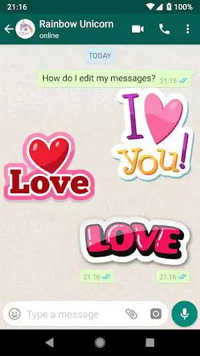 Play Valentine Day WA Stickers 2020 as an online game Valentine Day WA Stickers 2020 with UptoPlay