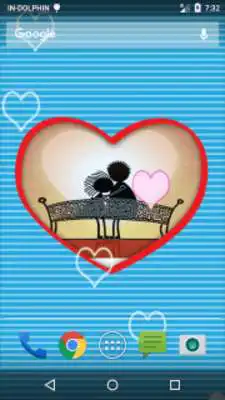 Play Valentine Frame Live Wallpaper
