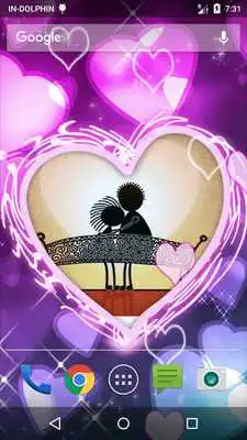 Play Valentine Frame Live Wallpaper