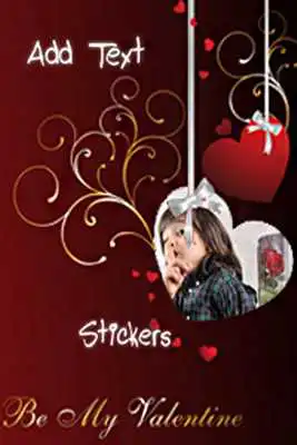 Play Valentine Frames 2018 Sticker Photo