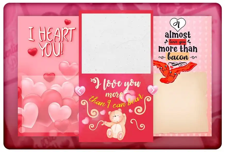 Play Valentine Greeting Cards Maker as an online game Valentine Greeting Cards Maker with UptoPlay