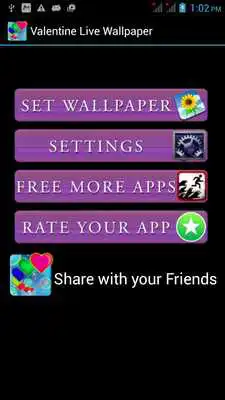 Play Valentine Live wallpaper
