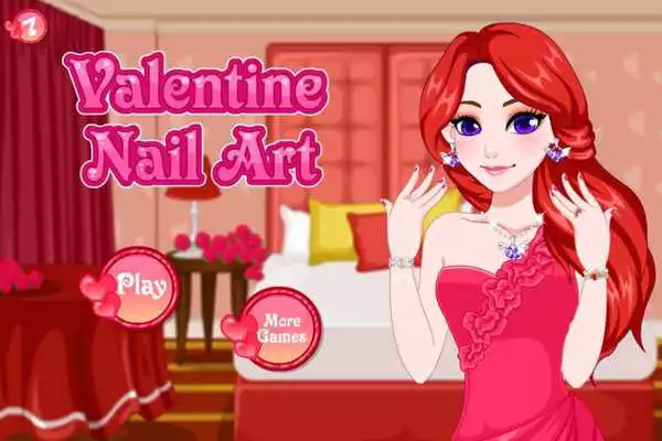 Play Valentine Nail Art