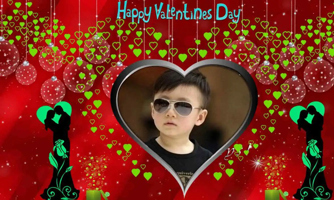 Play Valentine Photo Frames - romantic love dp maker