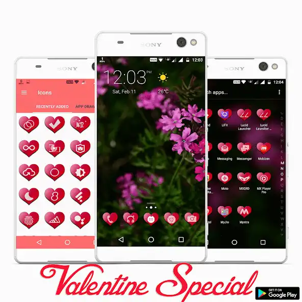 Play Valentine Premium - Icon Pack  and enjoy Valentine Premium - Icon Pack with UptoPlay
