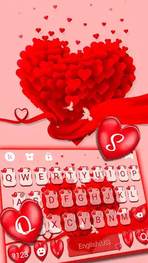 Play Valentine Red Hearts Theme as an online game Valentine Red Hearts Theme with UptoPlay
