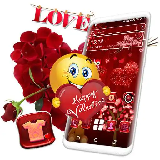 Play Valentine Red Launcher Theme APK Play Valentine Red Launcher Theme APK