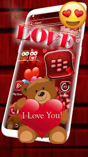 Play Valentine Red Launcher Theme  and enjoy Valentine Red Launcher Theme with UptoPlay