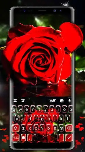 Play Valentine Red Rose Keyboard Theme as an online game Valentine Red Rose Keyboard Theme with UptoPlay