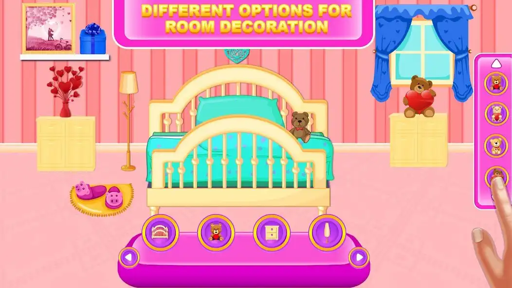 Play Valentine Room Decor: House De as an online game Valentine Room Decor: House De with UptoPlay