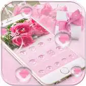 Free play online Valentine Rose Pink love theme APK