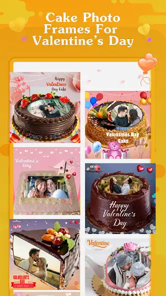 Play Valentines Cake photo Frames as an online game Valentines Cake photo Frames with UptoPlay