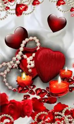 Play Valentines Candles live wallpaper
