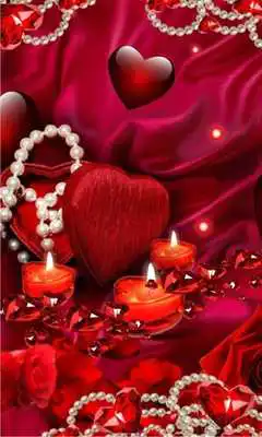 Play Valentines Candles live wallpaper