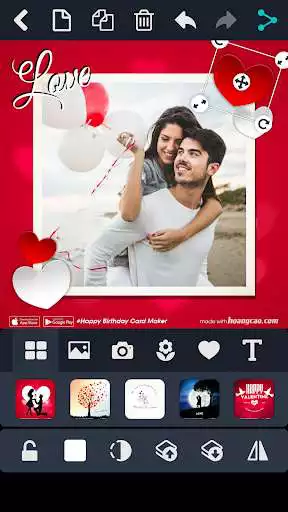 Play APK Valentines Card  and enjoy Valentines Card with UptoPlay com.hoangcao.LoveCardsForMessenger