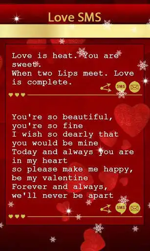 Play Valentines Day Love SMS