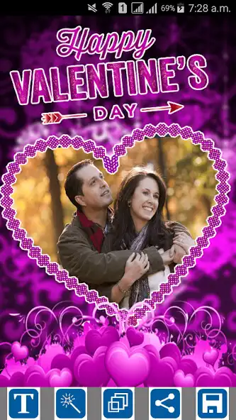 Play Valentines Day Photo Editor as an online game Valentines Day Photo Editor with UptoPlay