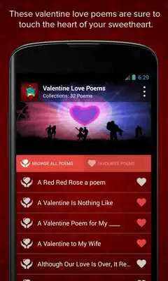 Play Valentines Love Poems