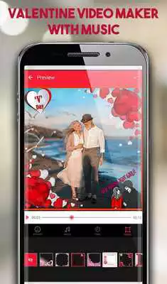 Play Valentine video maker