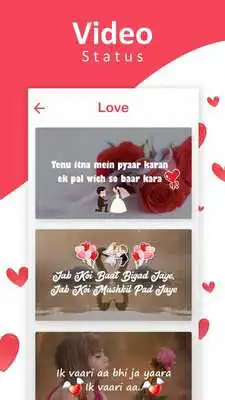 Play Valentine video status 2018 (Love Diary)