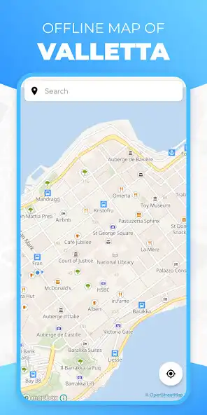 Play Valletta offline map and navig  and enjoy Valletta offline map and navig with UptoPlay