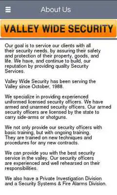 Play Valley Wide Security