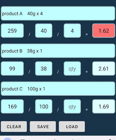 Play Value comparison calculator as an online game Value comparison calculator with UptoPlay