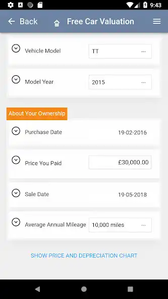 Play Value My Car as an online game Value My Car with UptoPlay