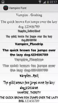 Play Vampire Font